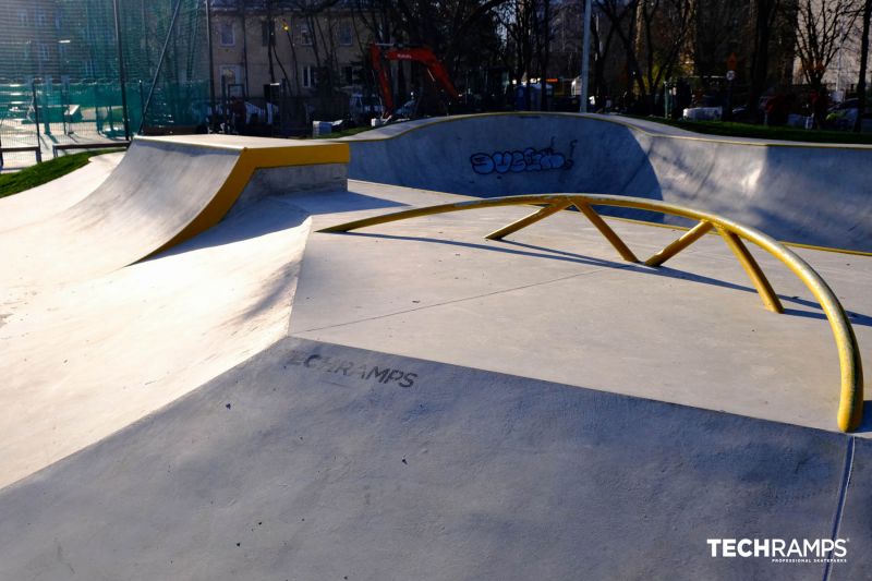 Progettazione e realizzazione di skatepark in cemento