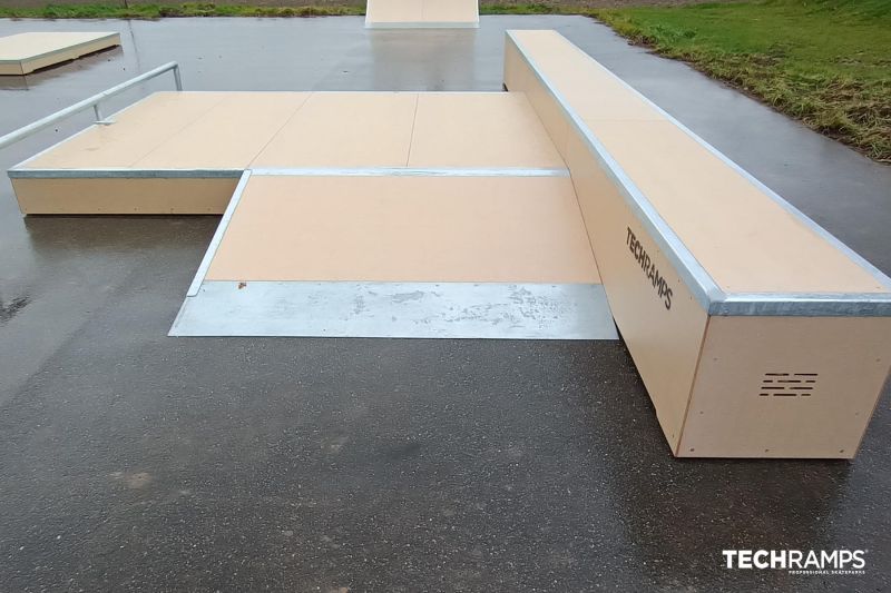 Concetto di design dello skatepark