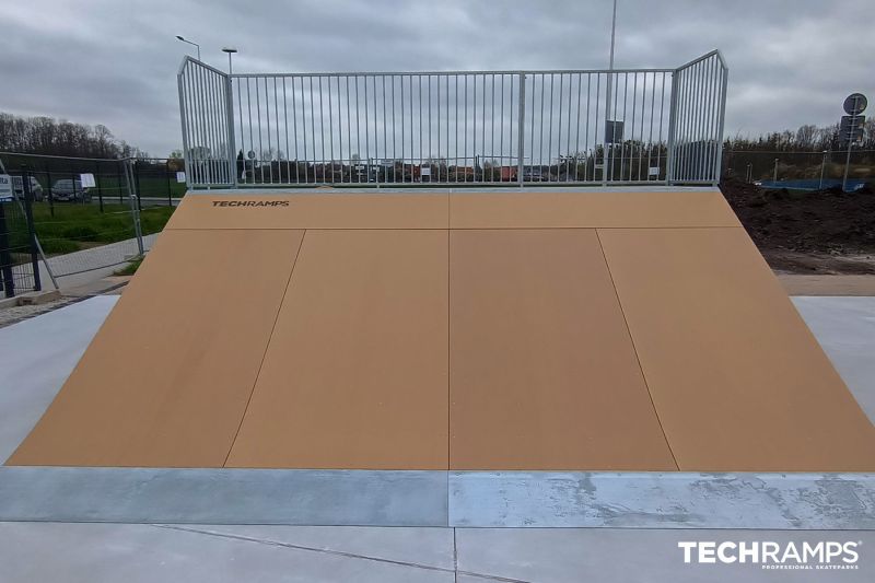 Projekcia skateparku Krzeptów skatepark Techramps