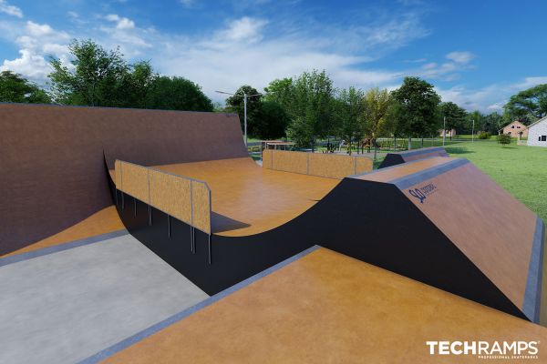 Projekt ocelového skateparku - Frydrychowice Projekt ocelového skateparku - Frydrychowice