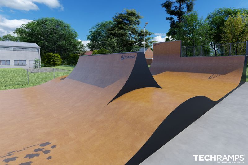 Projekt Skatepark Skatepark-Projekt in Frydrychowice