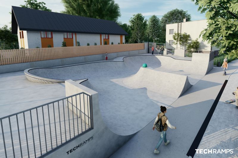 Projekt skateparku Radziechowy