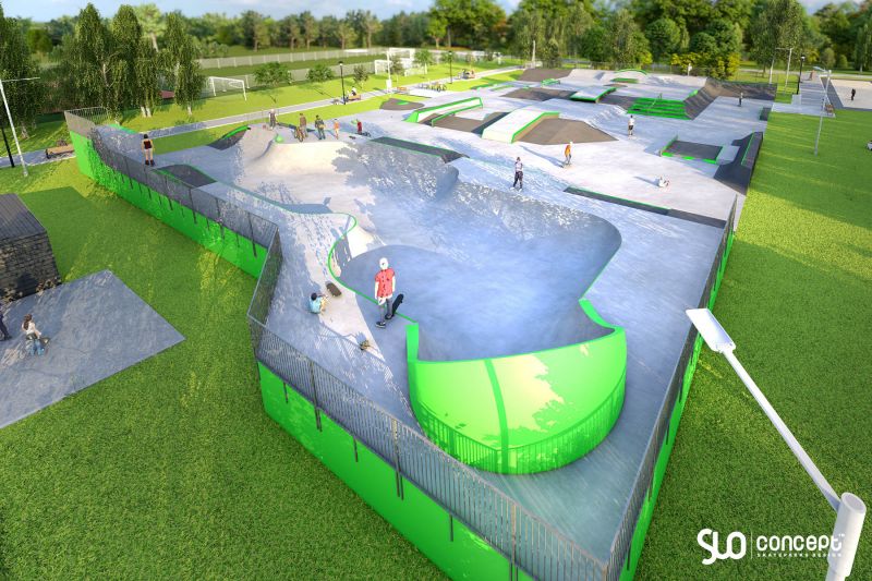 projekty skateparků