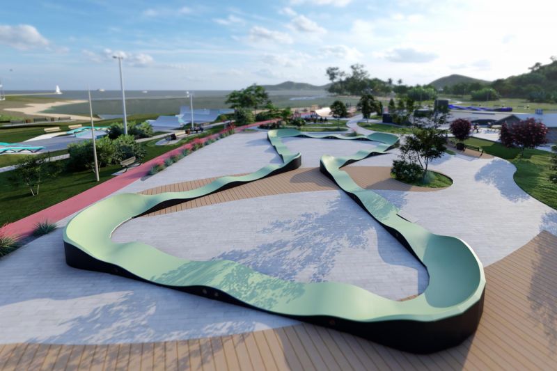 pumptrack čerpacia dráha