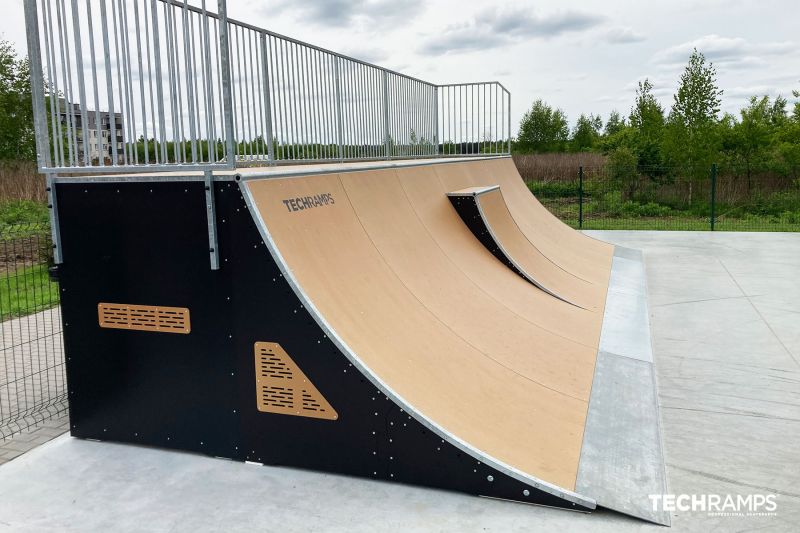 Quarter Pipe + Mini Quarter - Skatepark Wieliszew