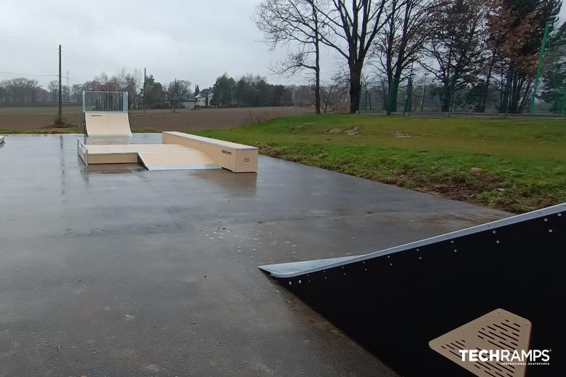 Quater i funbox - skatepark w Łukowie Śląskim 