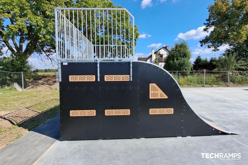 Einrollen - Skatepark Biskupiec 