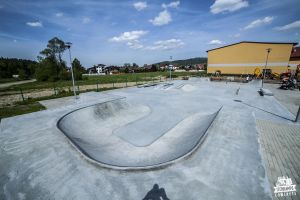 Rzut skateparku w Milówce