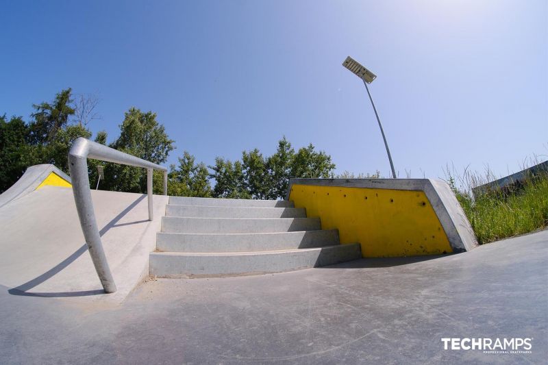 Schody - skatepark Brzesko 