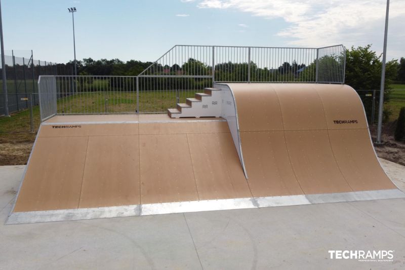 polyetylénový skatepark 