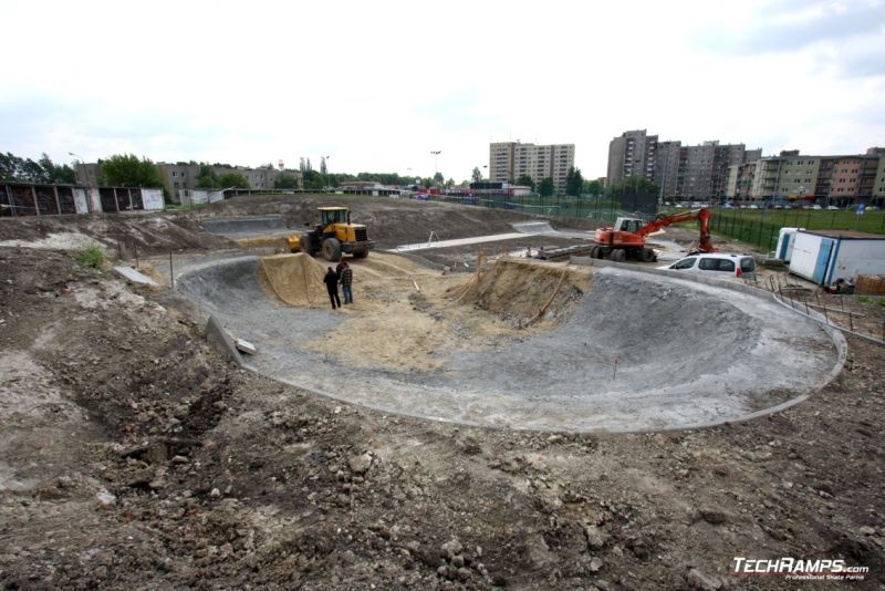 Skatepark Opole - końcówka prac