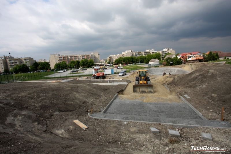 Skatepark Opole - końcówka prac