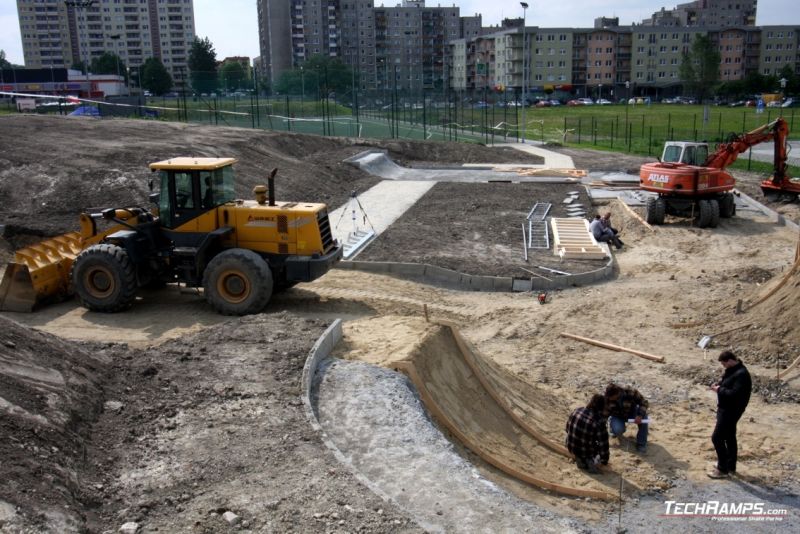 Skatepark Opole - końcówka prac