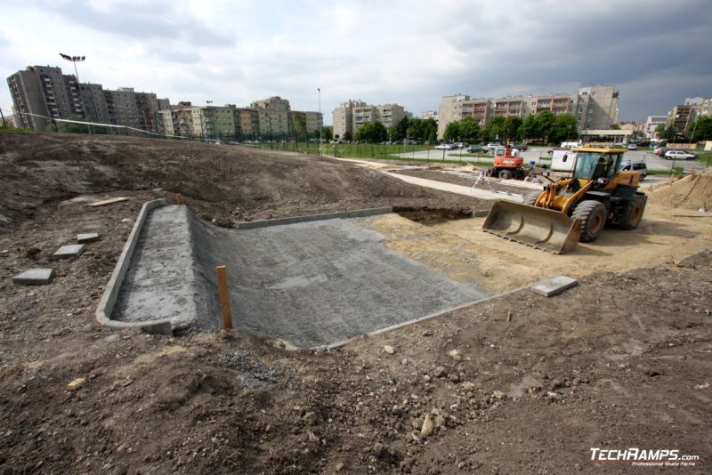 Skatepark Opole - końcówka prac