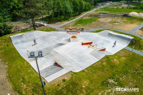 Skatepark af beton - Stronie Śląskie