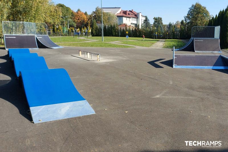 Modular skatepark with pumptrack Strzyżów