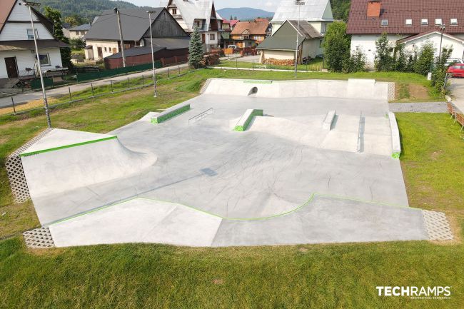 Skatepark aus Beton - Bystra Podhalanska