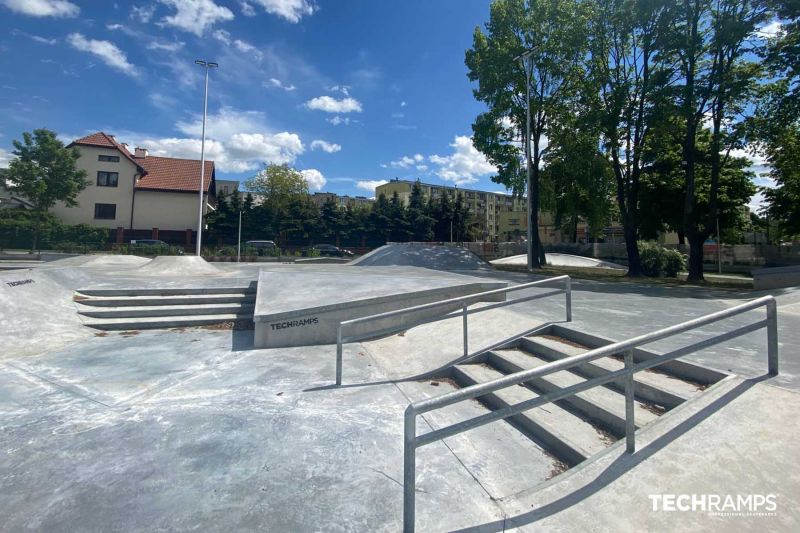 Skatepark betonowy Techramps 