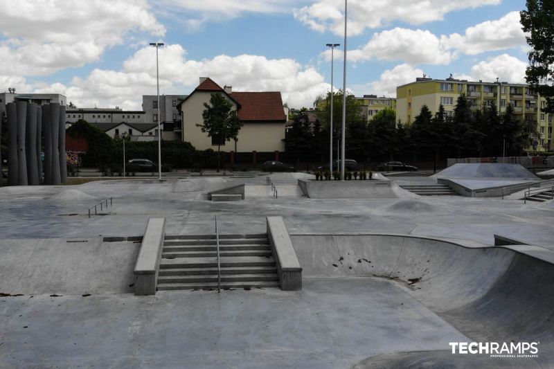 Skatepark betonowy Techramps