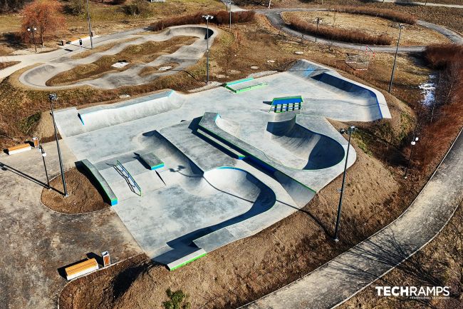 Skatepark betonowy - Zabierzów