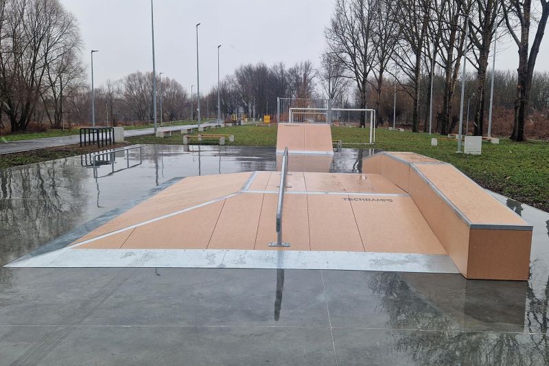 Skatepark de acero 