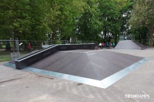 Skatepark de madera