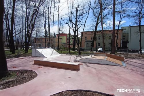 Skatepark de polietileno - Czechowice-Dziedzice