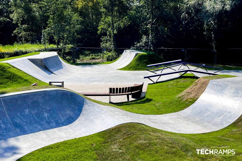 Skatepark en béton
