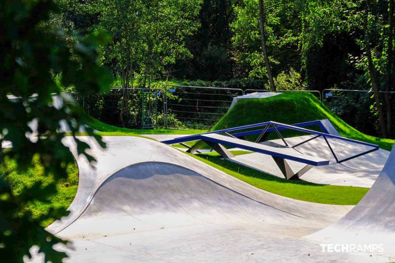 Skatepark en béton