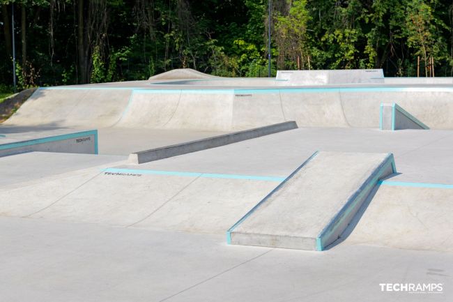 Skatepark i beton - Wojkowice