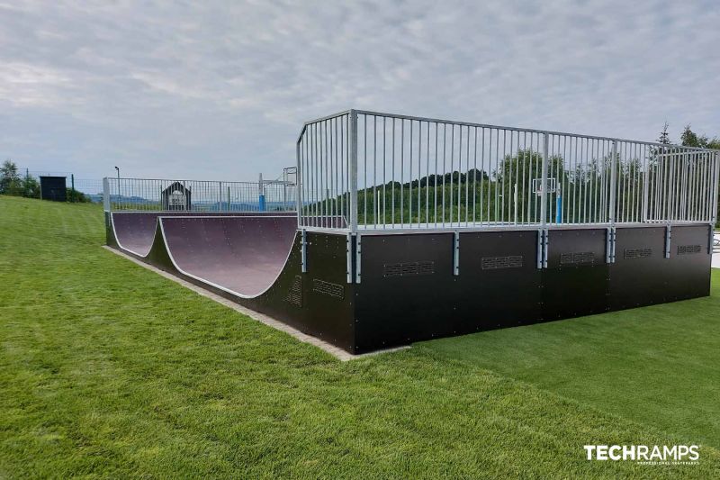 Skatepark i træ