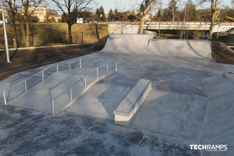 Skatepark in cemento