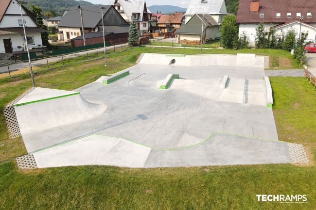 Skatepark in cemento - Bystra Podhalanska