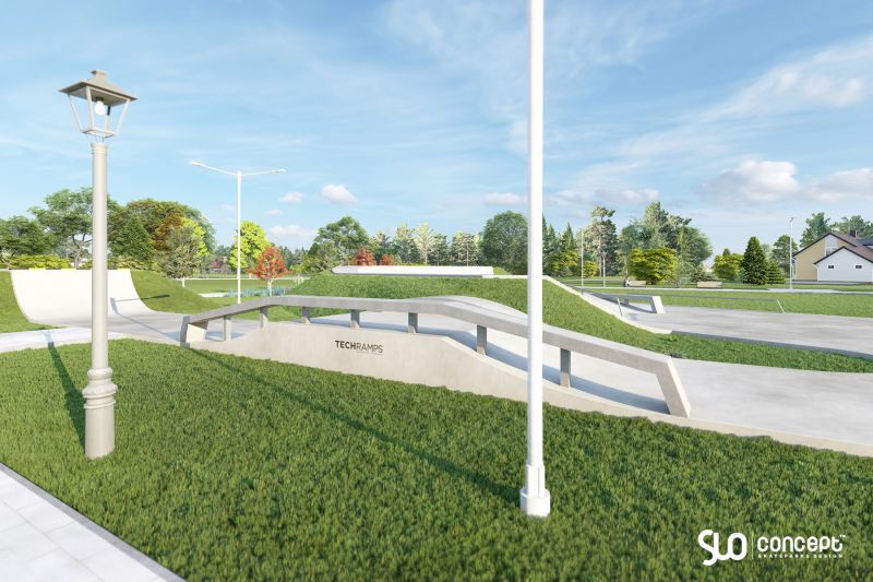 Progetto skatepark Ścinawa