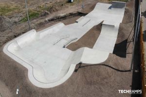 Skatepark in cemento Techramps