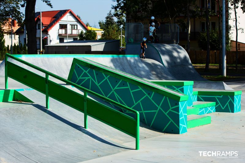 skatepark in cemento zielonka