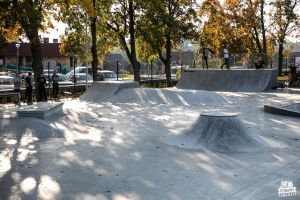 Skatepark in concrete monolith technology - Nakło nad Notecią