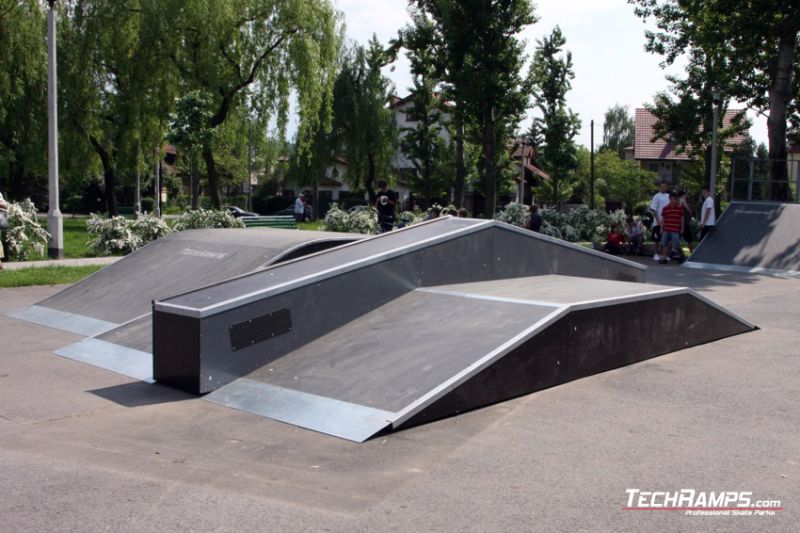 Skatepark modulable