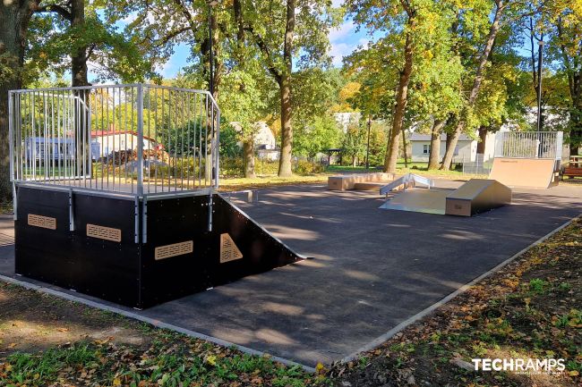 Skatepark modułowy - Janczewo