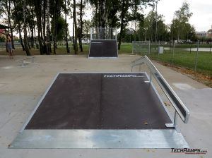 Skatepark obstacles in Standard technology in Kaźmierz