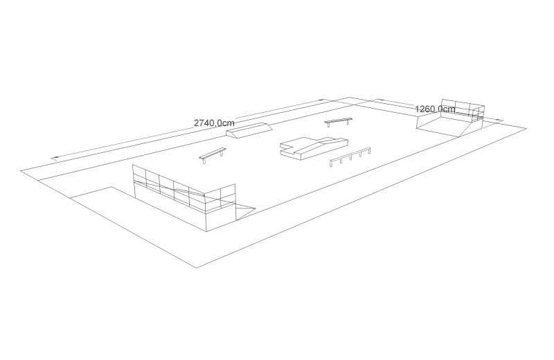 Skatepark Park Jordana - projekt - 2