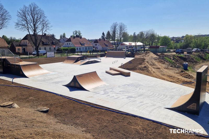 Modulárny skatepark - Połczyn Zdrój