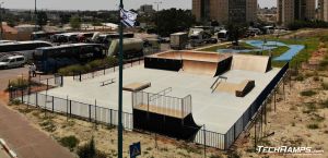 Skatepark Ramla - zdjęcie z drona