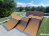 Skatepark stalowy 