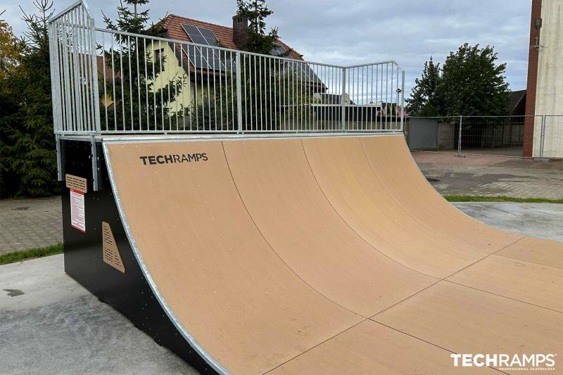 Skatepark Techramps Skatepark a Kobylin