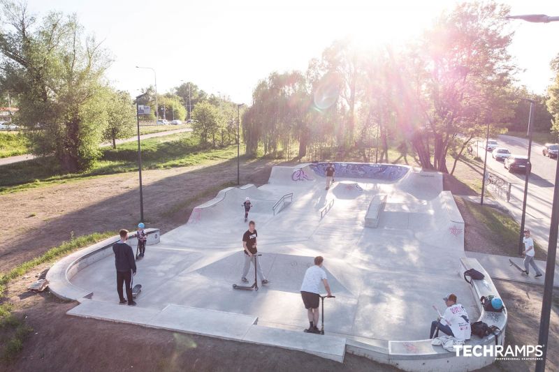 Skatepark από την Techramps
