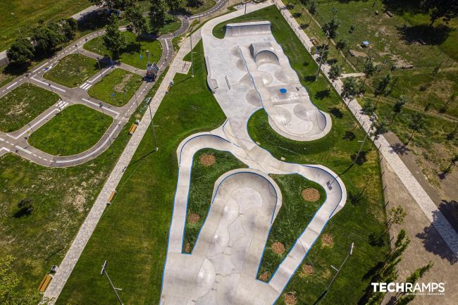 Skatepark und Betonpumptrack - Piekary Śląskie