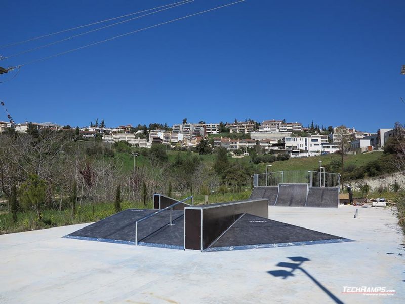 skatepark w grecji stalowy