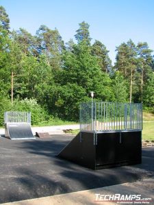 Skatepark w Karlshamn - Nyemollevagen - Szwecja - 1