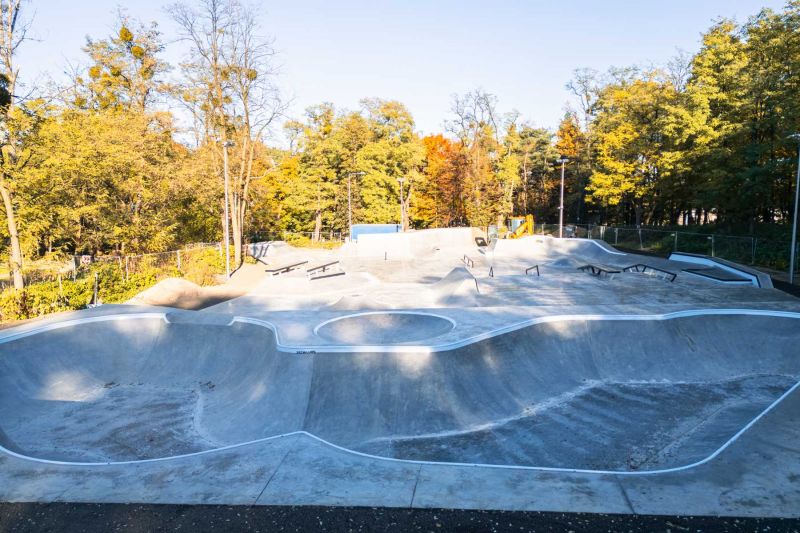 Skatepark betonowy w Rybniku